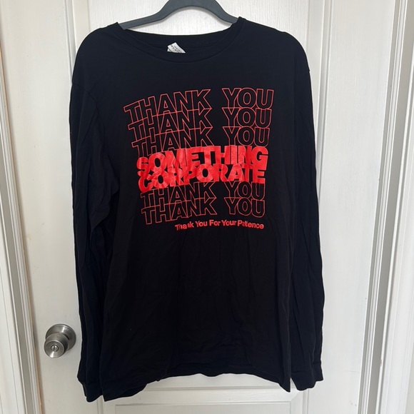Something Corporate Black and Red Graphic Tee - Picture 1 of 2
